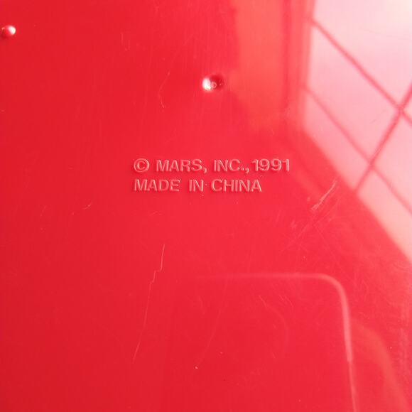 VTG 1991 M&M's Heart Shaped Box red pink cupid valentine's day music Mars, Inc - Picture 11 of 15